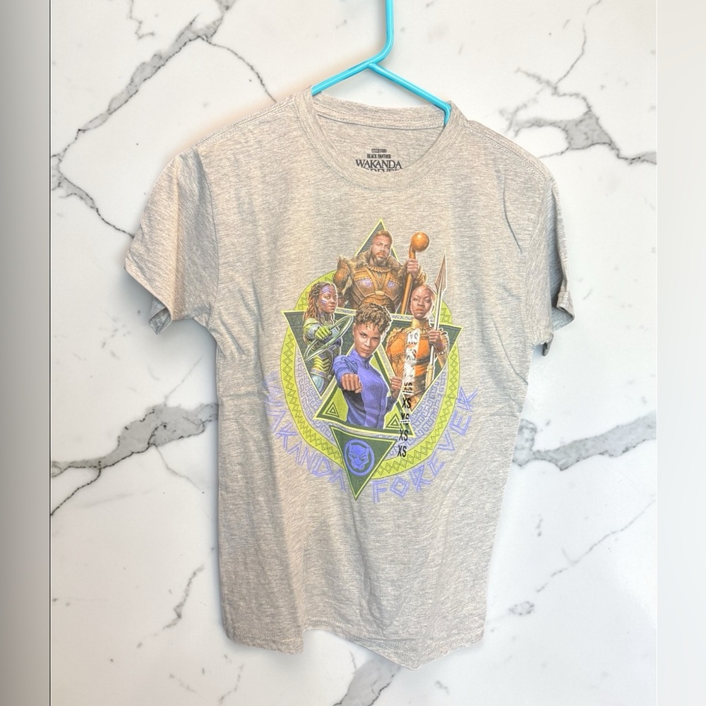 Marvel Wakanda Forever Gray T-Shirt